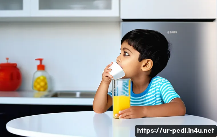 아기 설사와 구토 동반 증상 대처법 - **Prompt 1: A Caring Mother and Her Unwell Child**
    A realistic, warm, and comforting image of a ...